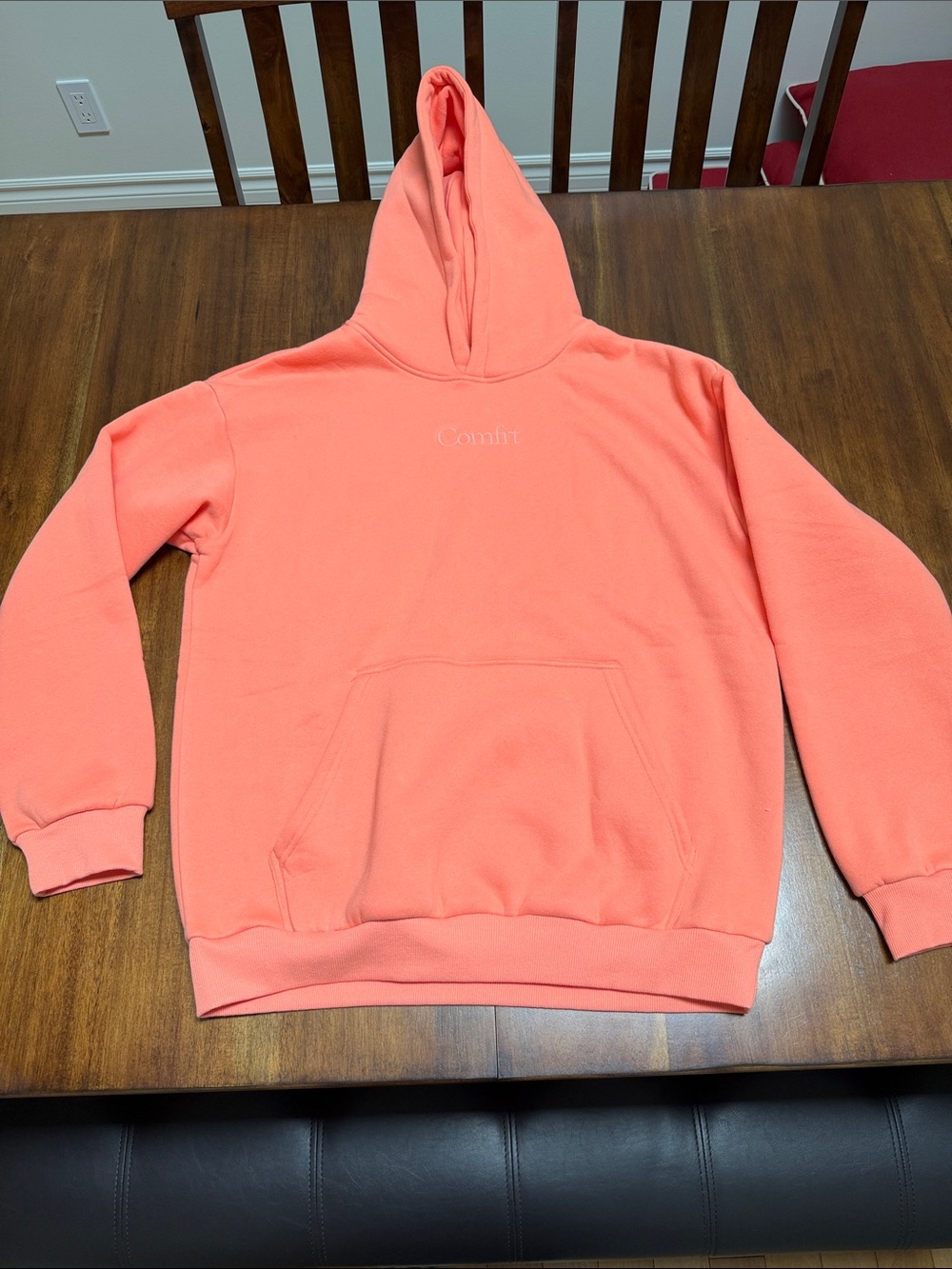 Women’s Coral Hoodie Sweatshirt - Unbranded
